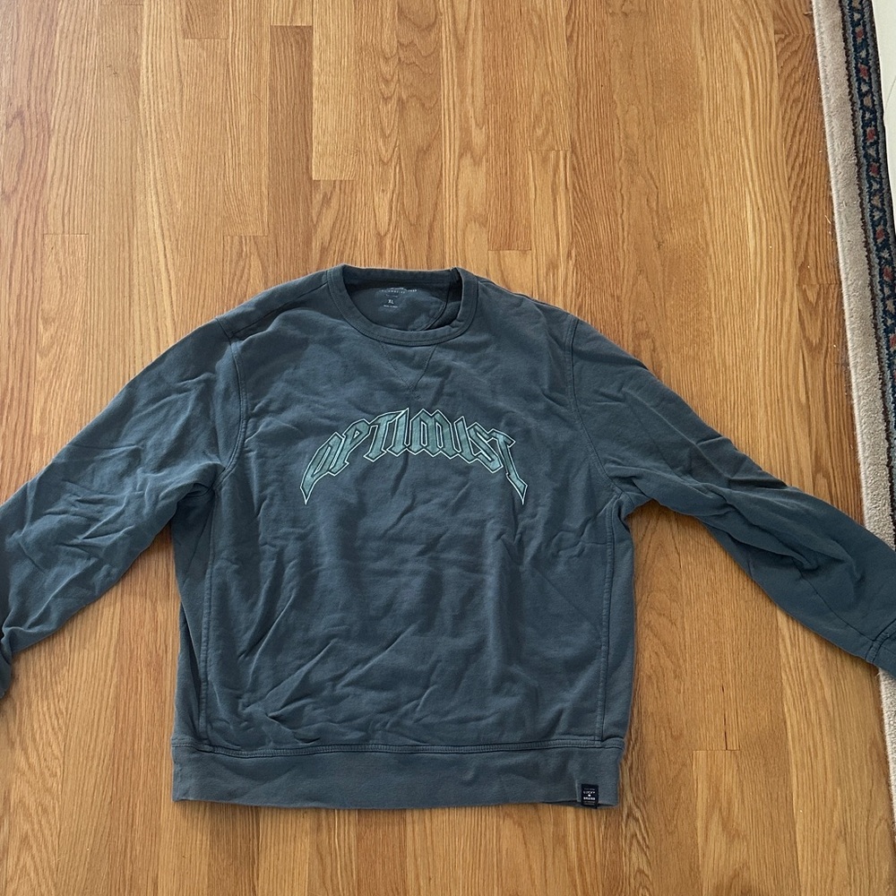 Lucky Brand Men's XL Dark Turquoise Crewneck Sweater